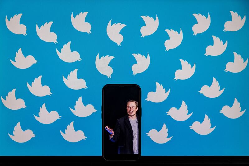 Twitter's move to ban accounts linking to rival platforms is the latest move the company has taken under Elon Musk. AFP