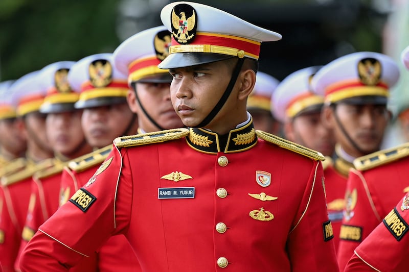 Indonesian military personnel. AFP