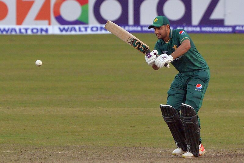 Pakistan's Haider Ali top-scored with 45. AFP