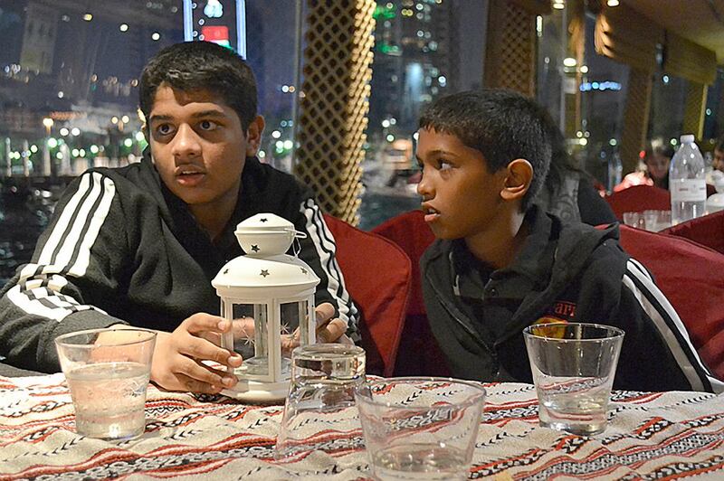 Abhimanyu Sadasivan, 16, left, who committed suicide in the middle of his exams, with his younger brother Ekalavyan, 13. Courtesy Sadasivan family