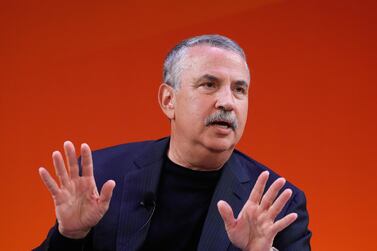 NEW YORK, NY - SEPTEMBER 29: Thomas Friedman speaks onstage at the Fireside with the New York Times talk on the Times Center Stage during 2016 Advertising Week New York on September 29, 2016 in New York City. John Lamparski/Getty Images for Advertising Week New York/AFP