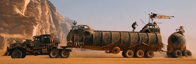 The War Rig is a Frankenvehicle piloted by the most trusted warrior and heralded driver of the Citadel, Furiosa. Photo: Lloyds Auctions