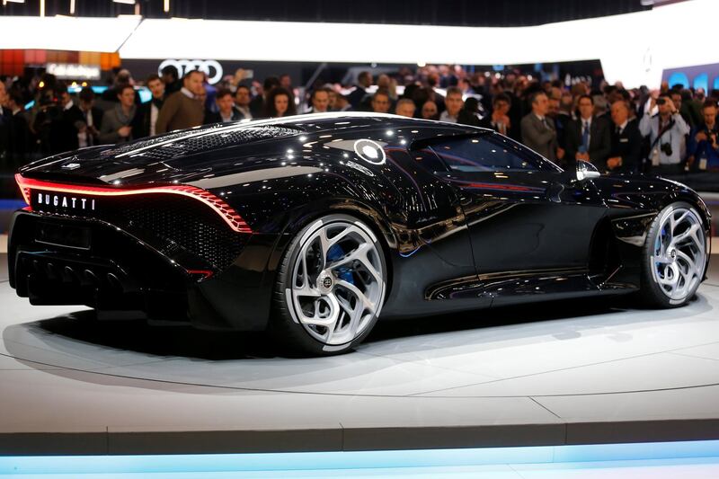 Bugatti's The Black Car was sold €11m.