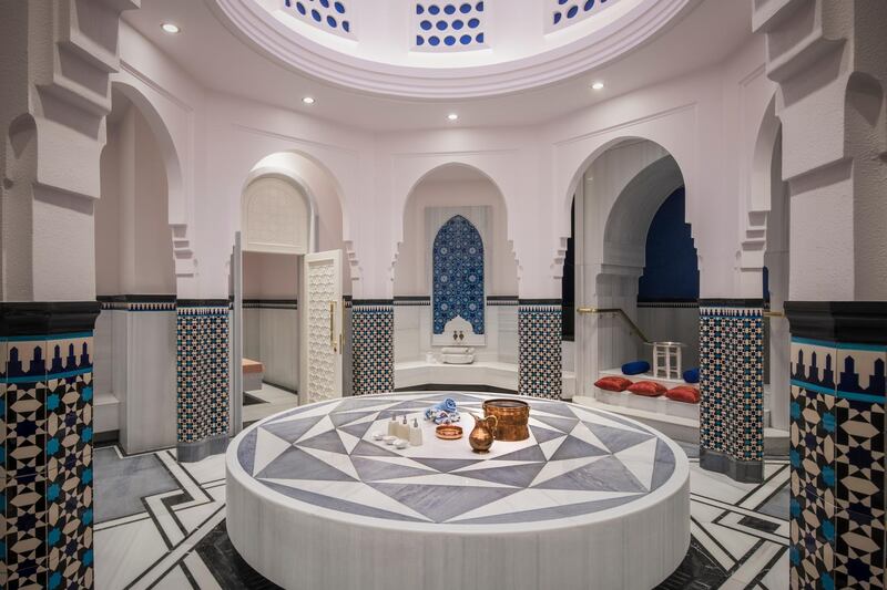 The Ottoman-style hammam. Rixos Saadiyat Island