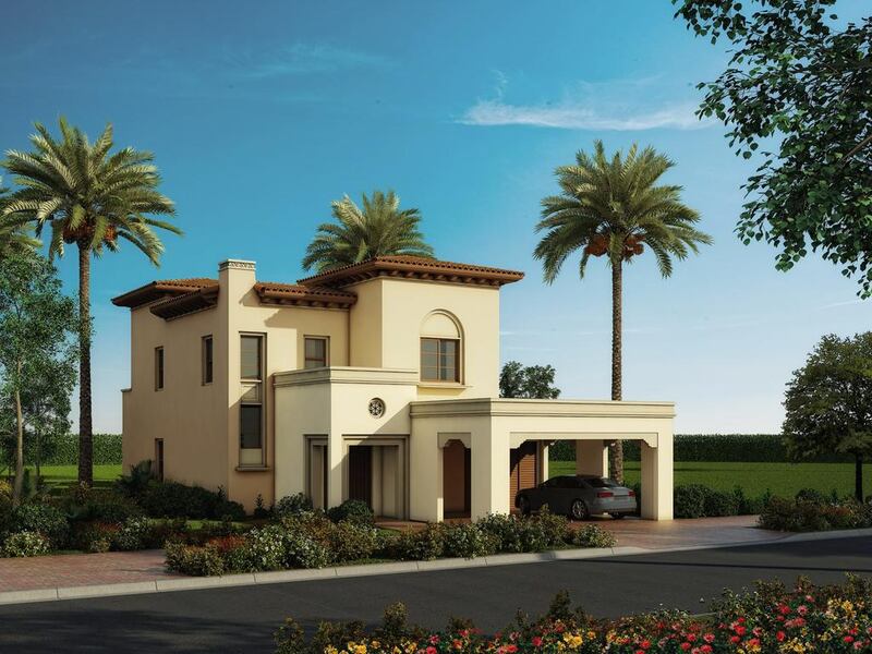 Emaar launched its Palma villas in Arabian Ranches in 2013. Rendering courtesy Emaar
