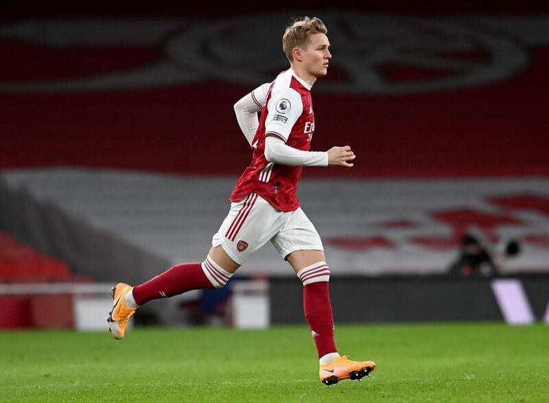 Martin Odegaard, N/A -- Looked as active as he could’ve been but needed longer to embed himself into Arsenal’s rhythm. PA