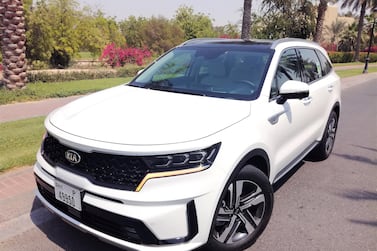 The Kia Sorento SUV debuted in the UAE in March, and  ranges between Dh99,900 and Dh149,000 