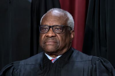 Associate Justice Clarence Thomas. AP