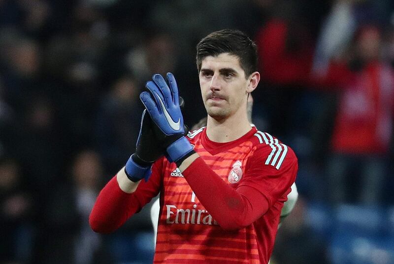 14 - Thibaut Courtois, Real Madrid. Reuters