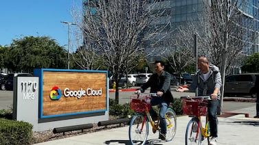 Google offices in Sunnyvale, California.. AP