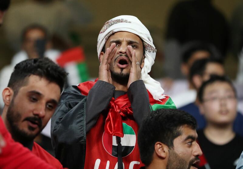 UAE fans before the match. Reuters