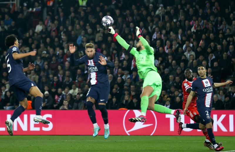 PSG RATINGS: Gianluigi Donnarumma - 6, Was beaten too easily for Kingsley Coman’s goal but made impressive saves to deny Eric Maxim Choupo-Moting and Benjamin Pavard.

EPA