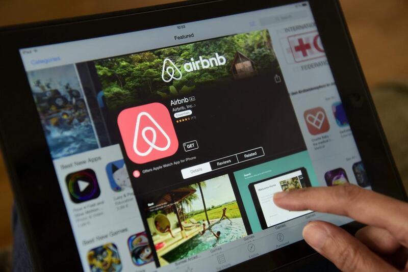 Dubai property owners can now list on Airbnb. John Macdougall / AFP