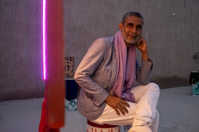 Koushal Choudhary is presenting Garden of Consciousness at Sikka. Antonie Robertson / The National