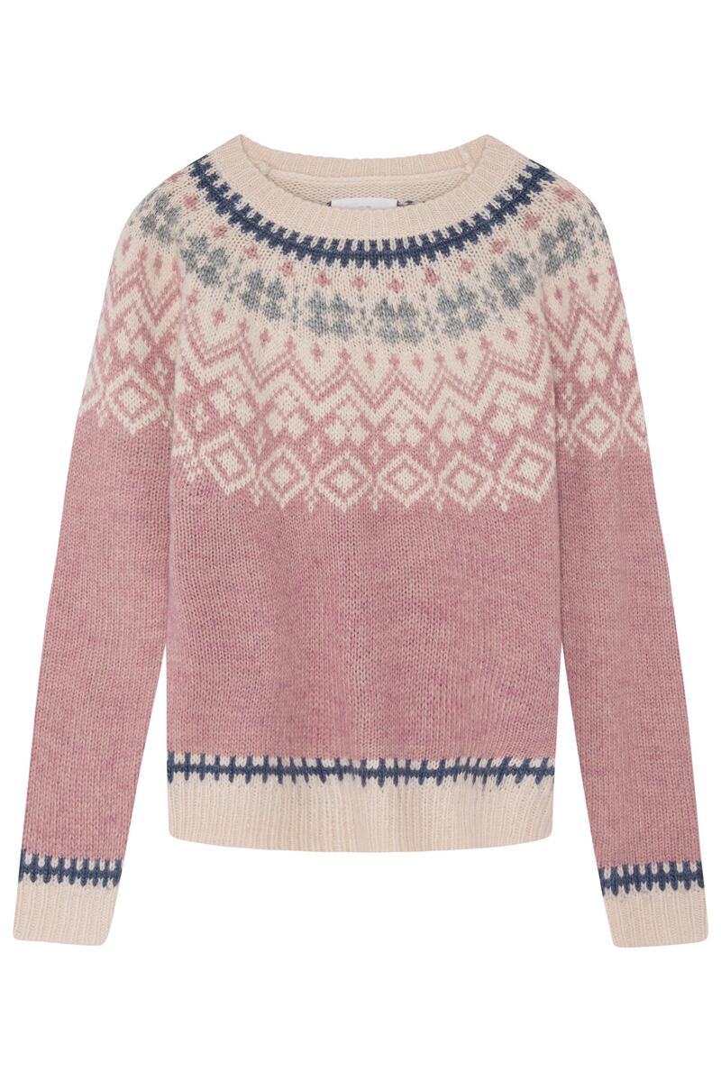 Take a more classic approach with this snowflake patterned jumper, Dh153, Springfield.