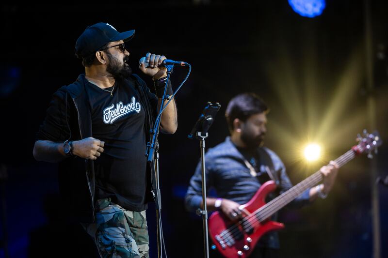 Jam 202 perform during the Hit Music Festival at Expo 2020 Dubai, on the Jubilee Stage, on January 22. All photos: Expo 2020 Dubai