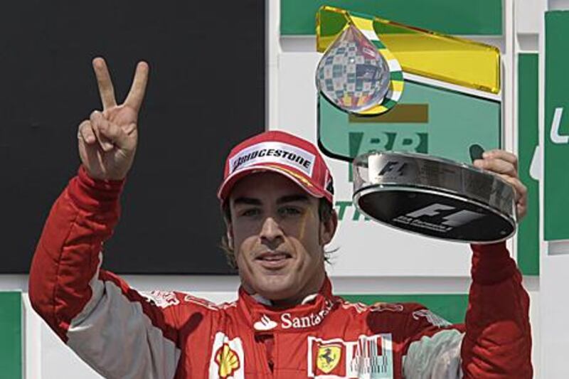 Ferrari’s Fernando Alonso needs to finish one better in Abu Dhabi than he did in Brazil for the title.