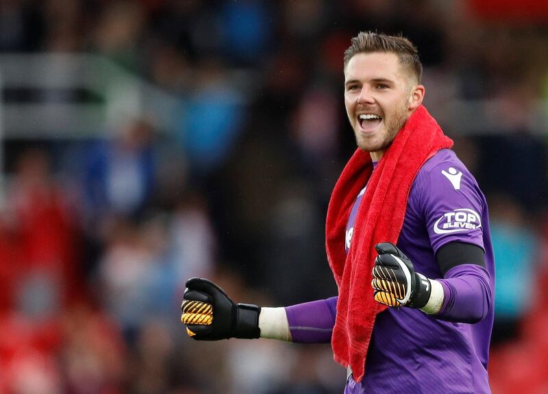 Goalkeeper: Jack Butland (Stoke City) – Made a series of terrific saves to keep Arsenal at bay and to show why he could soon be England’s No. 1. Carl Recine / Reuters