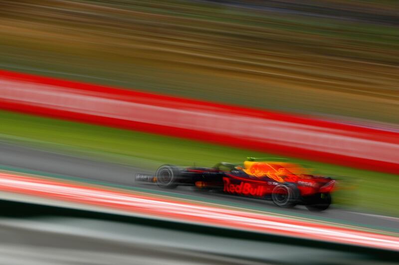 Max Verstappen of Red Bull Racing  on track during final practice for the Spanish Formula One Grand Prix at Circuit de Catalunya in Montmelo, Spain.  Dan Istitene / Getty Images