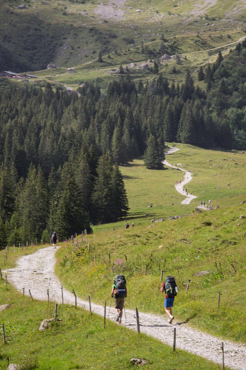 Hiking in the French Alps. Courtesy Stuart Butler