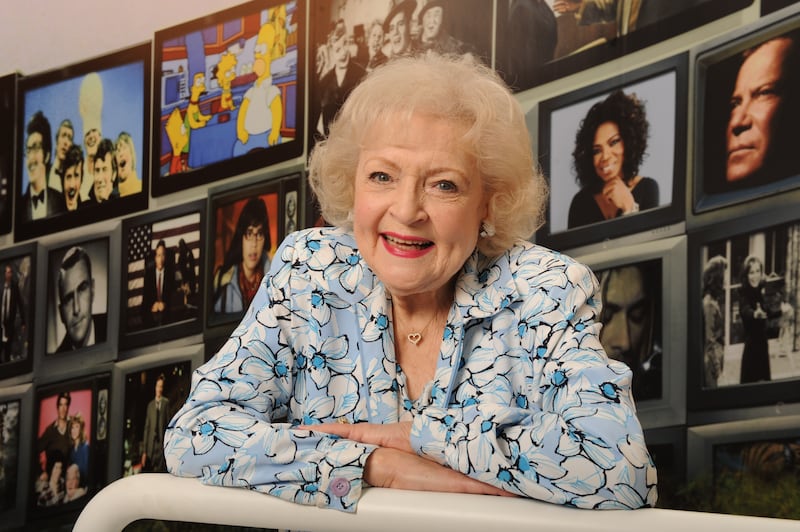 Betty White during a portrait session on March 29, 2011, at the Museum of Radio and TV in Los Angeles. Getty Images