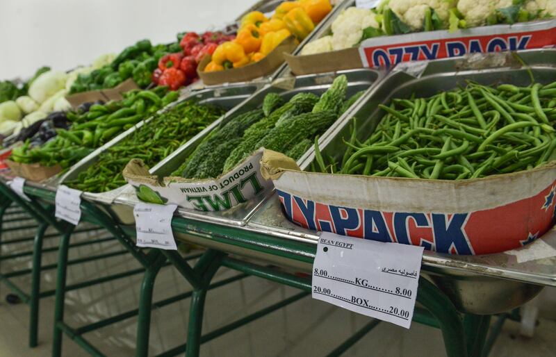 Abu Dhabi, UAE - Ban on the import of fruits and vegetables from five Middle East countries because of pesticide usage at the fruit and vegetable market in Mina Zayed Port on Wednesday, April 26, 2017. (Khushnum Bhandari/ The National) *** Local Caption ***  DSC_5018.jpg