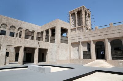 Al Maktoum residence at Al Shindagha Museum in Dubai. Pawan Singh / The National