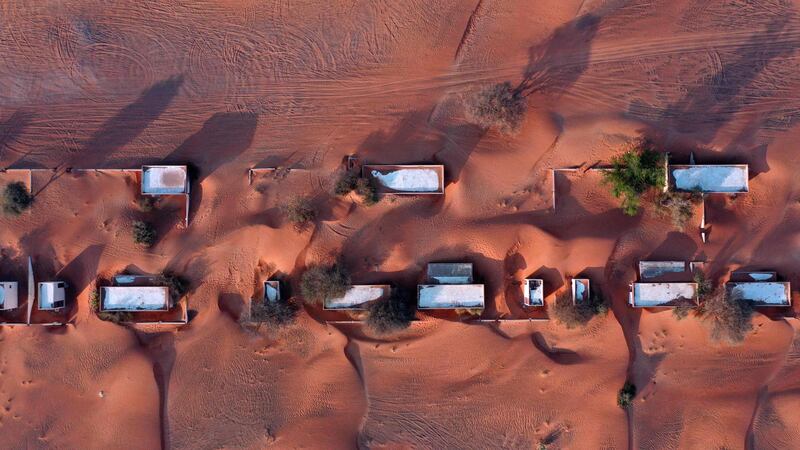 Once occupied by the local Al Kutbi tribe, the settlement was abandoned not long after it was built, almost certainly due to sand encroachment. AFP