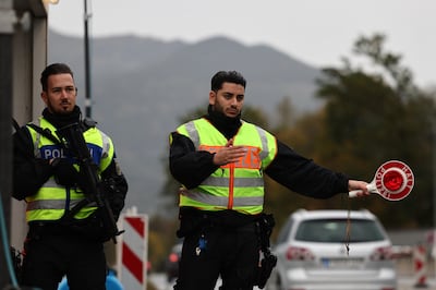 Extra checks have been brought in at Austria's border with Germany to contend with a high level of asylum claims. EPA 
