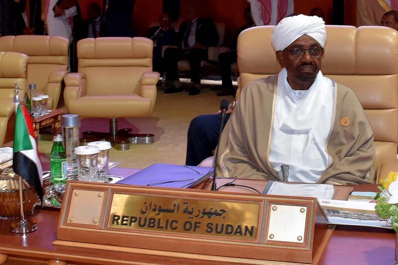 Sudanese President Omar Hassan al-Bashir attends the 29th Arab Summit, in Dhahran, Saudi Arabia, on April 15, 2018. EPA