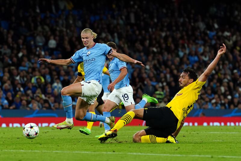 Mats Hummels 7 – Strong defensive display and made a crucial intervention to deny Haaland a tap-in after 72 minutes. PA