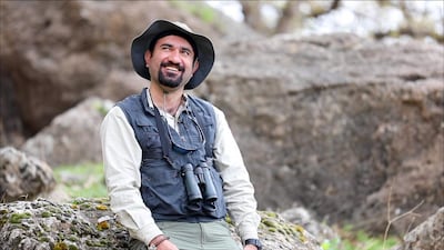 Korsh Ararat is an expert on local bird species as well as a conservationist. Photo: Korsh Ararat