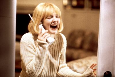 Drew Barrymore in the first of the 'Scream' franchise. Photo: Dimension Films