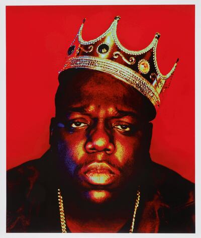 Notorious BIG as the King of New York by Barron Claiborne. Courtesy Sotheby's