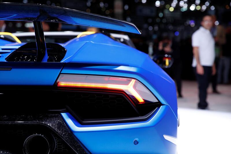 The Lamborghini Huracán Performante Spyder. Reuters