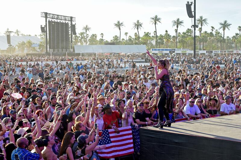 INDIO, CALIFORNIA - APRIL 28: Lauren Alaina performs onstage during the 2019 Stagecoach Festival at Empire Polo Field on April 28, 2019 in Indio, California.   Kevin Winter/Getty Images for Stagecoach/AFP