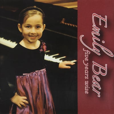 Music prodigy Emily Bear's first album was called Five Years Wise. Photo: Handout