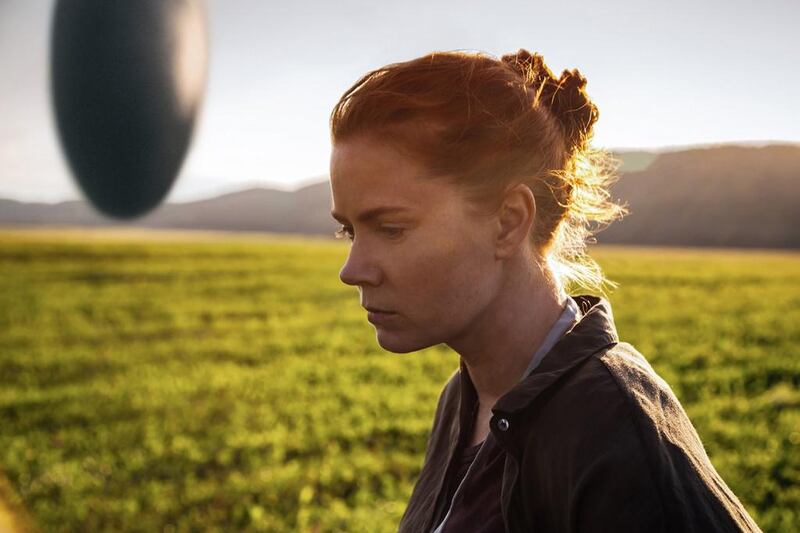 Amy Adams in Arrival. Courtesy Paramount Pictures 