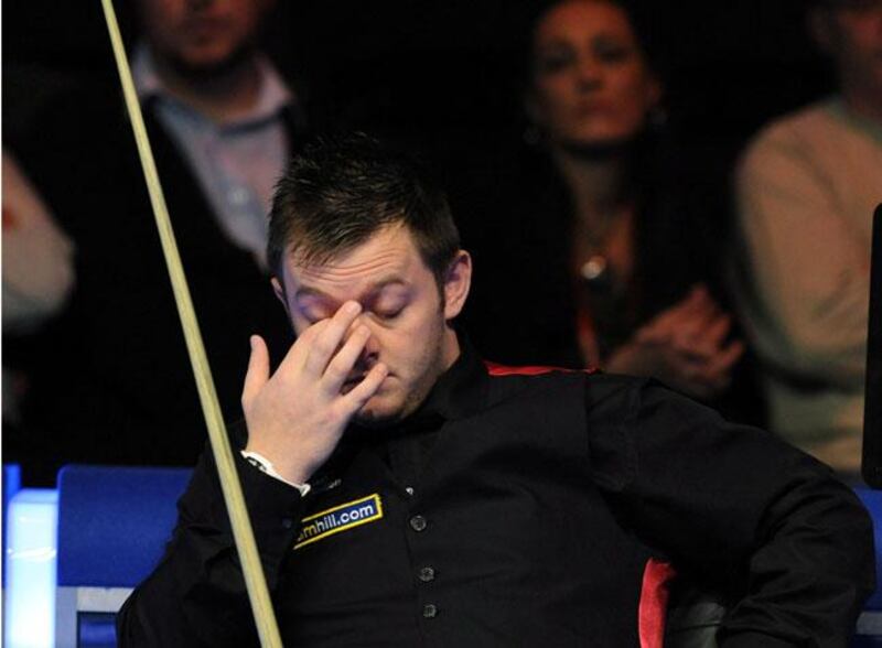 Mark Allen has been protesting changes by World Snooker to shorten the games.