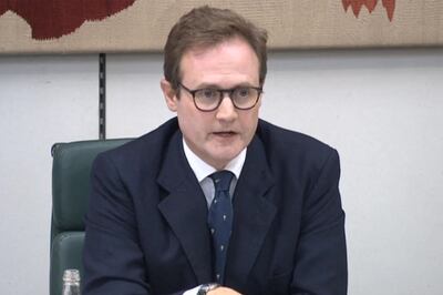 House of Commons foreign affairs committee chairman Tom Tugendhat. AFP