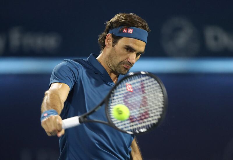 Federer in action. Reuters