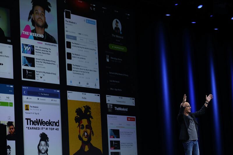 Record producer Jimmy Iovine unveiled Apple Music to the world during a conference in California last month. Justin Sullivan / Getty Images