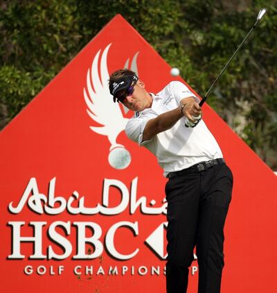 Ian Poulter ended his long wait for a title when he won the Houston Open last April. Courtesy Abu Dhabi HSBC Championship presented by EGA