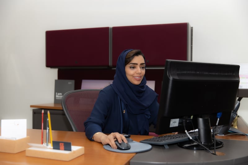 Rana Zumai at the Nesma Holding offices in Jeddah.