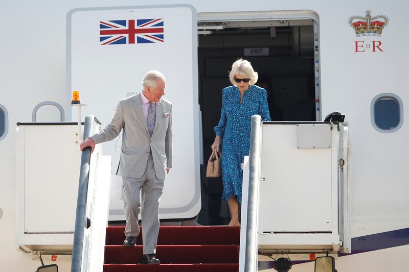 The British royals are in Jordan on a three-day trip. Reuters
