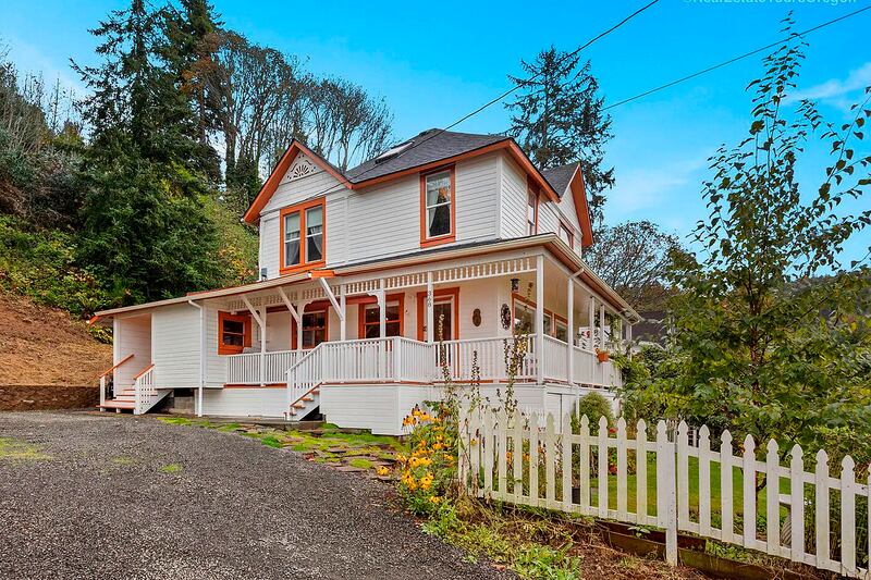 The house featured in The Goonies, a 1985 film by Steven Spielberg, in Astoria, Oregon. AP