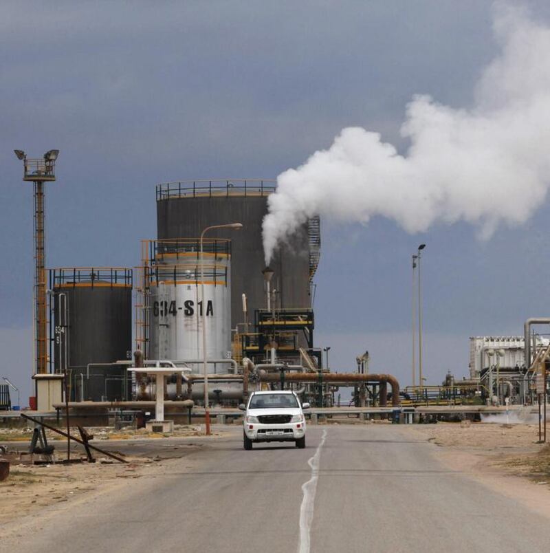 An oil refinery in Zawiya, Libya. Fresh oil supplies are expected to be able to reach international markets through the Zawiya terminal. REUTERS / Ismail Zitouny