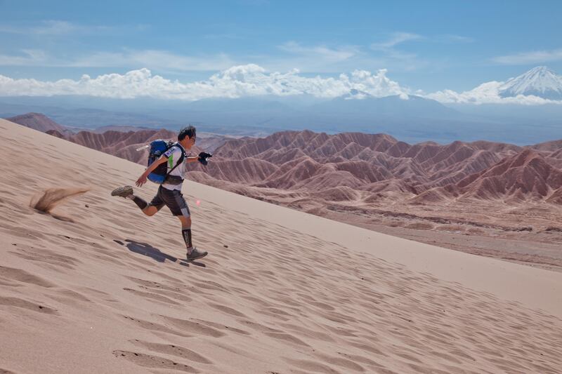 Handout picture of the Atacama Crossing. Courtesy www.racingtheplanet.com 