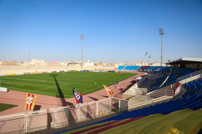 Al Hazem Club Stadium in Ar Rass.
Team: Al Hazem
Capacity: 8,000
Photo: Al Hazem FC