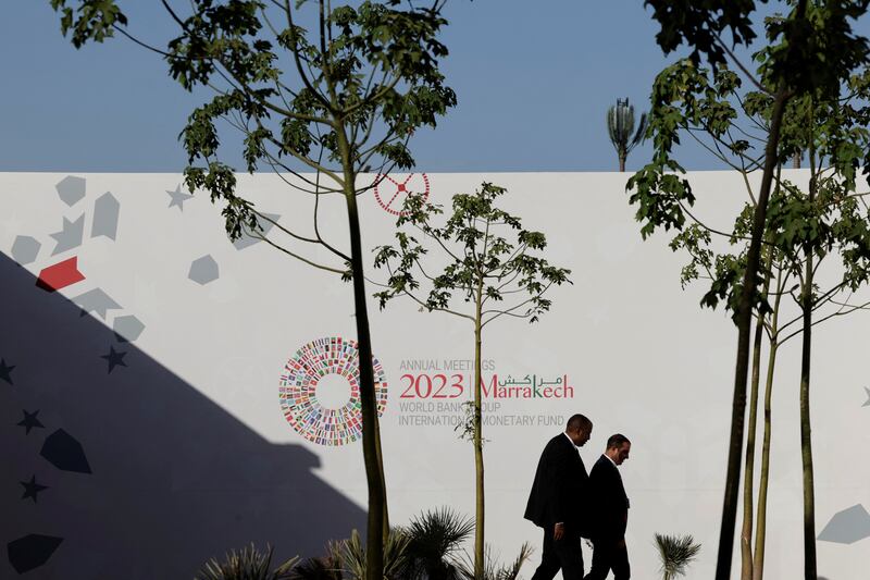 The annual meeting of the IMF and the World Bank, this week in Morocco, has turned out to be a stepping stone to preparations for Cop28. Reuters